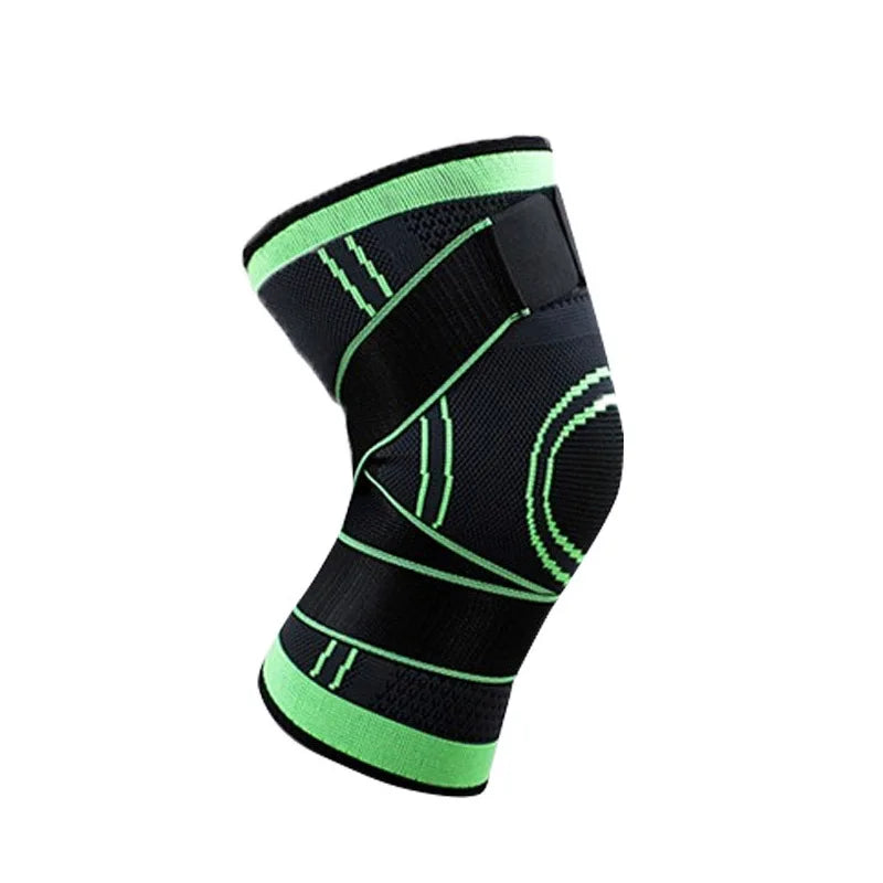 1pc Breathable Compression Knee Brace For Sports, AndJoint Support - High Elastic Knee Pad Protector For Fitness,Weightlifting Peaceful Pleasures Health and Wellness green L