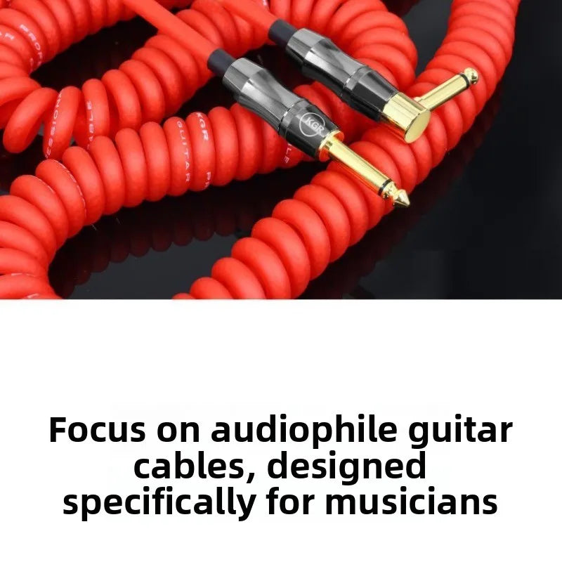 10Meters KGR Spring Guitar Cable Guitarcable Telephone Musical