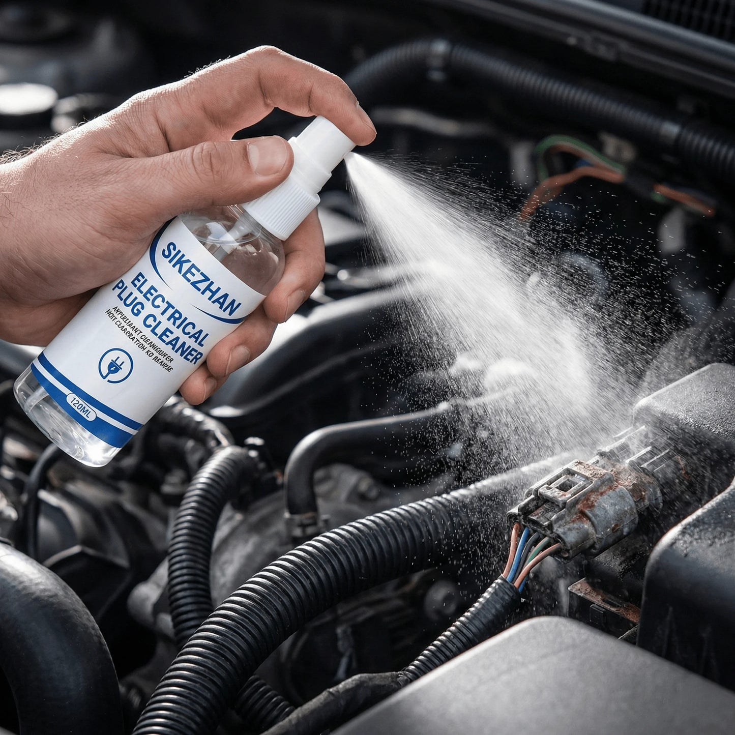 120ml Electronic Contact Cleaner Spray Fast Drying No Residue Degreaser for Car Plugs Connectors PCB Circuit Boards Deoxidizer Peaceful Pleasures Health and Wellness