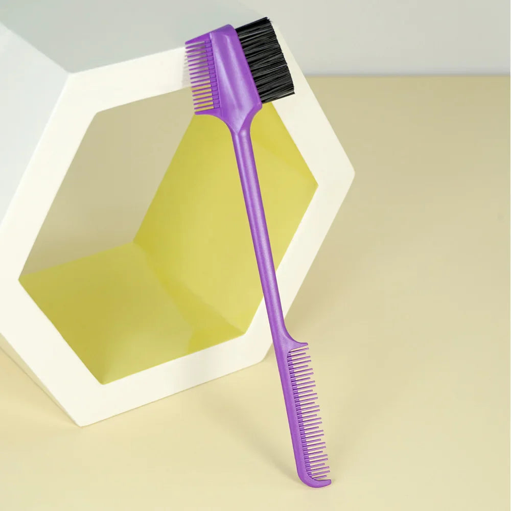 Double-Sided Hair Dye Brush & Comb Set – Salon & Home