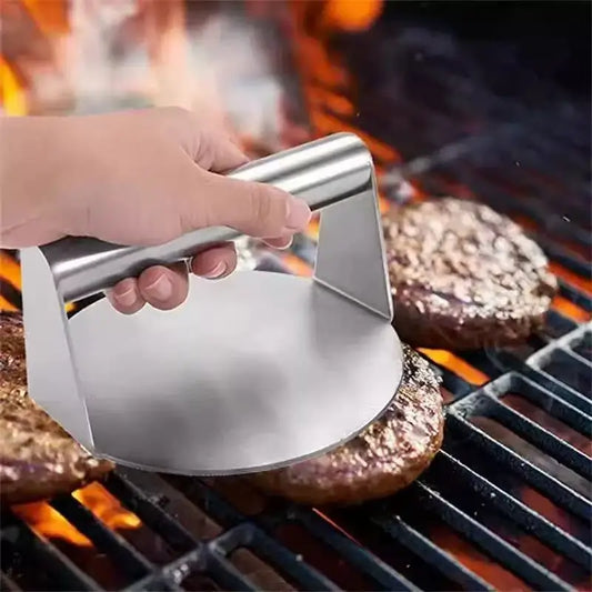Stainless Steel Hamburger Press – Non-Stick Burger Patty Maker Burger Patty Press Oasis Select
