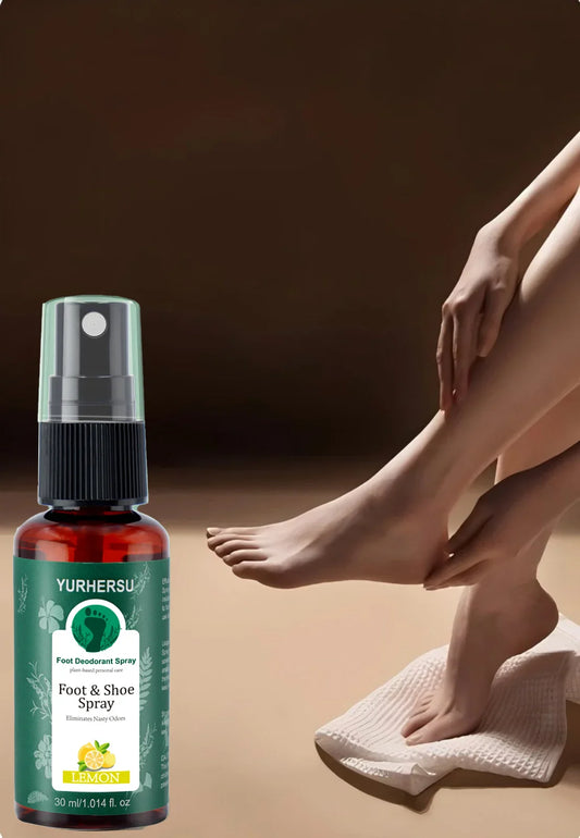 YURHERSU Lemon Foot Deodorant Spray – 24H Odor Control Foot Deodorant Spray Oasis Select