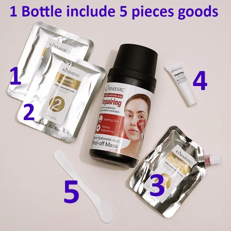 Rose Hyaluronic Acid Peel-Off Facial Mask – Anti-Aging & Hydration