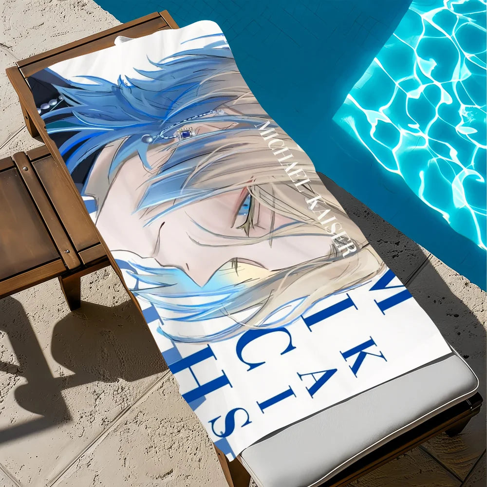 Blue Lock Anime Beach Towel | Quick Dry Soft Towel – 11 Sizes