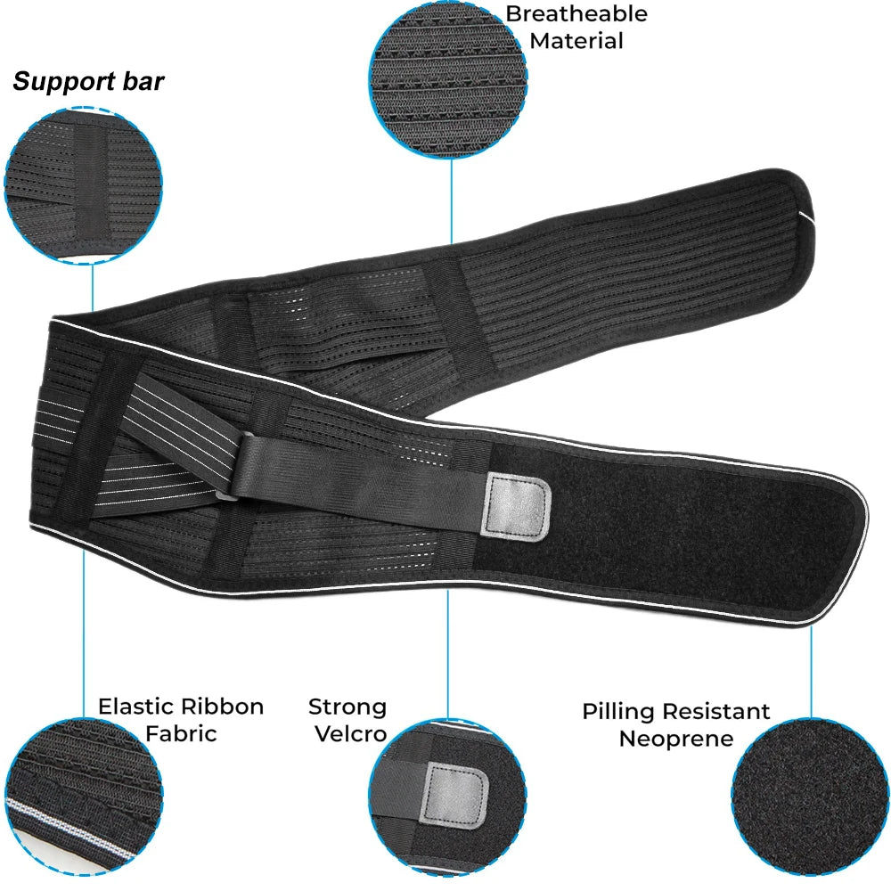 WEFITON Back Brace for Lower Back Pain | Breathable, Unisex Back Support Brace Peaceful Pleasures Health and Wellness