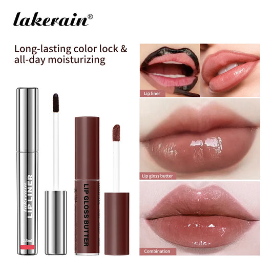 Highly Pigmented Lip Liner And Butter Non-stick Cup Lip Gloss Tattoo Matte Lip Liner Lasting Lip Stain Waterproof Lip Gloss Peaceful Pleasures Health and Wellness