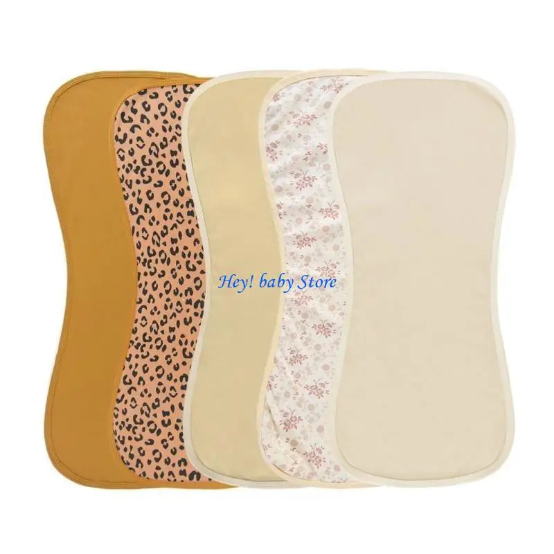 Baby Burp Cloths – Soft Cotton Drool Bibs & Shoulder Pads
