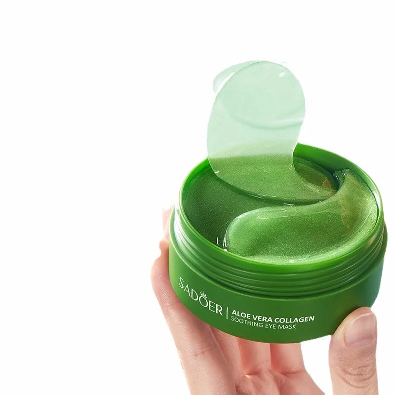 60-Pack Aloe Vera Collagen Eye Masks – Moisturizing & Firming