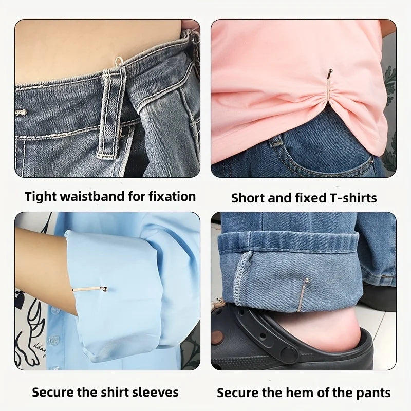 Pants Invisible Waist Metal Fixing Clip Jeans Circumference Large