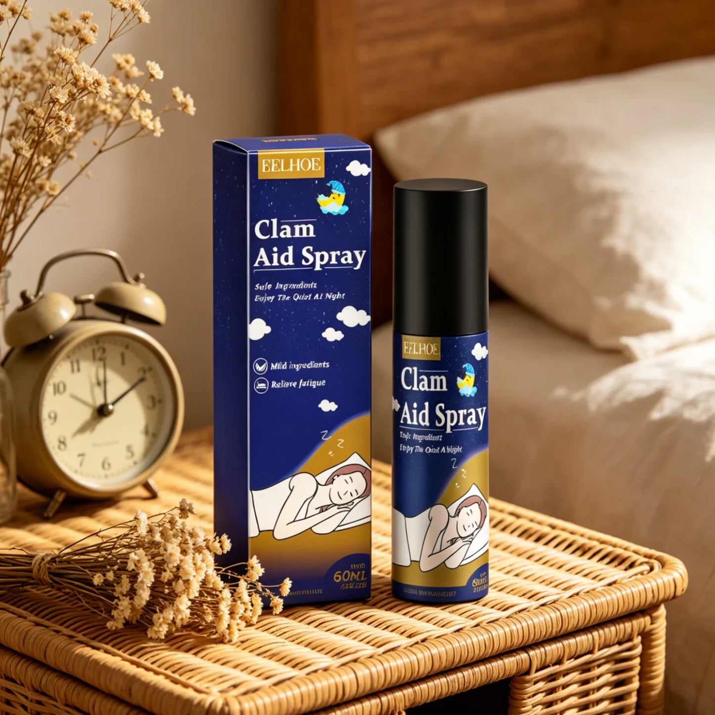 EELHOE Calming Pillow Mist Spray – Aromatic Sleep Mist 60ml