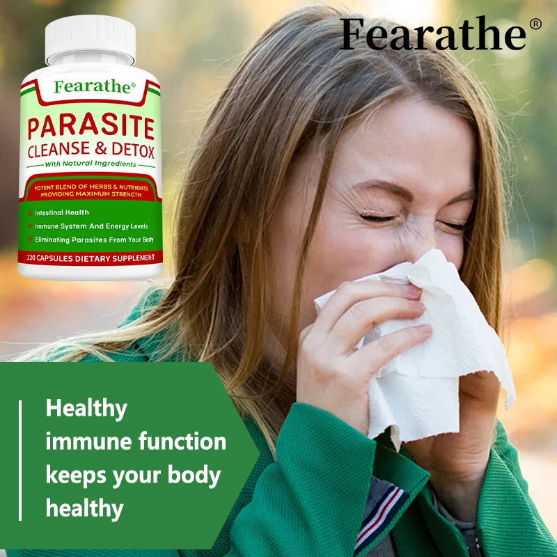 Parasite Cleanse - Bowel Cleansing Supplement, Digestive Health, Immune Health, Parasite Removal, Natural Gut Health Peaceful Pleasures Health and Wellness