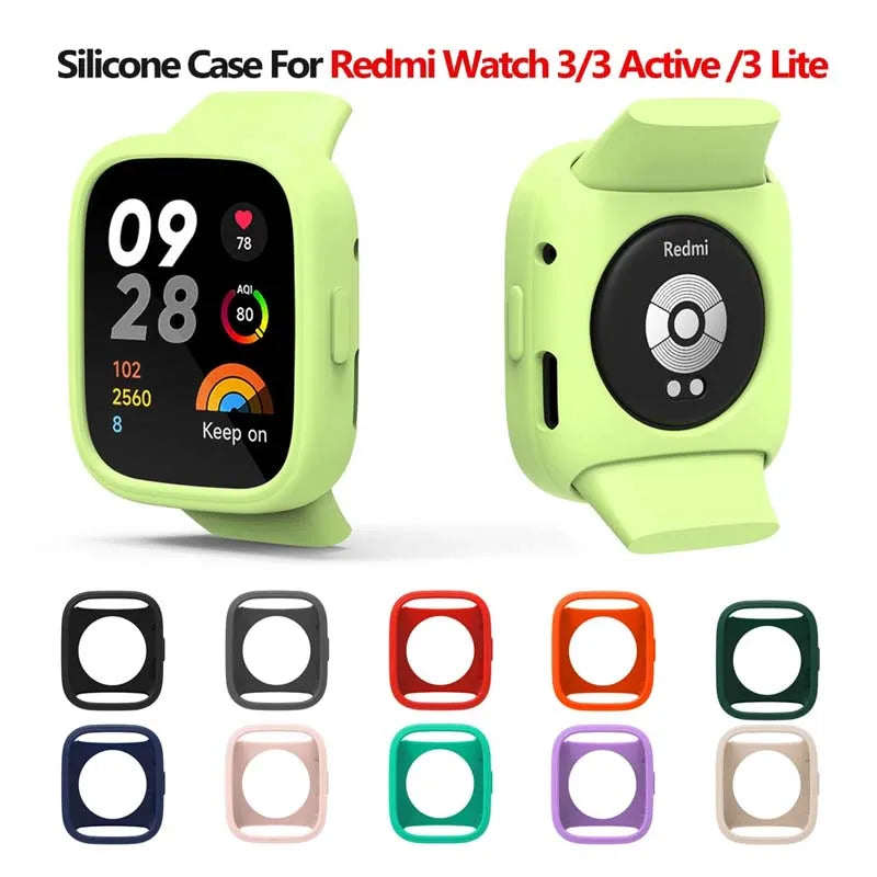 Silicone Case & Band for Redmi Watch 3 Active / Lite