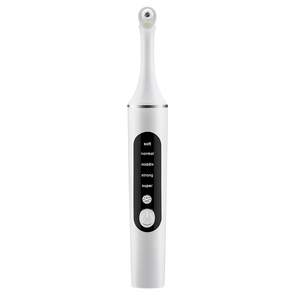 Electric Tooth Polisher Whitening Kit – 5 Modes & 6 Brush Heads