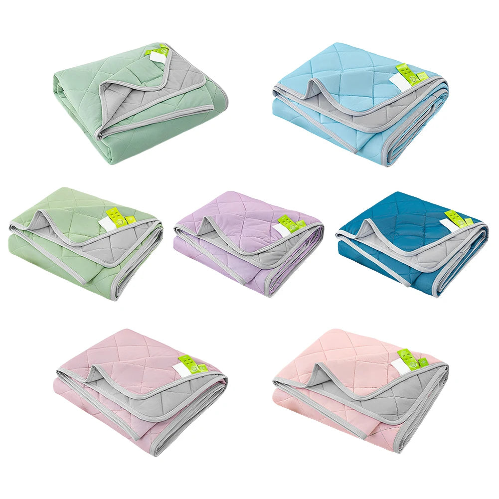 Summer Cooling Blanket – Lightweight Cold Feeling Quilt for Bedroom & Living Room Peaceful Pleasures Health and Wellness