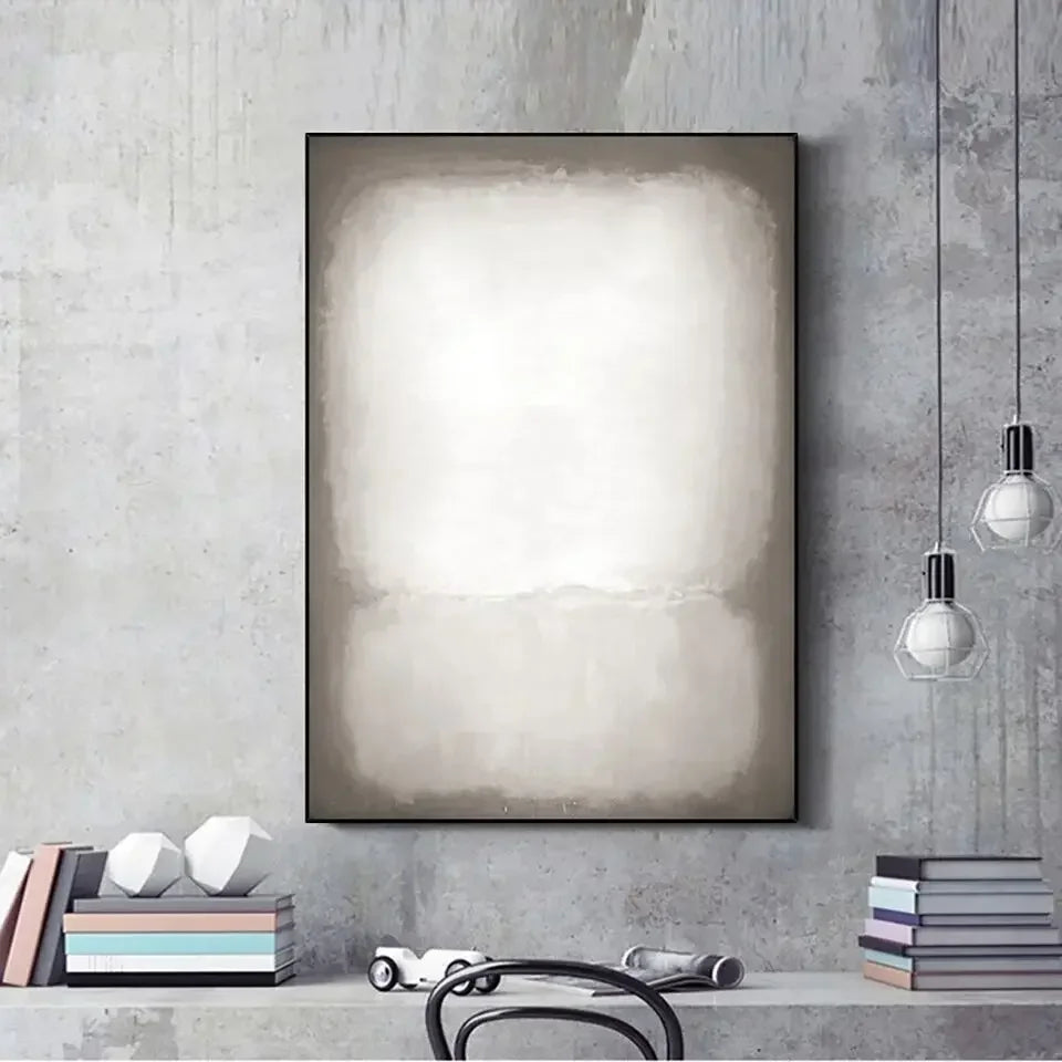 Large Handmade Painting Original Beige And Brown Abstract Painting Beige Texture Painting Canvas Wall Art For Living Room Dec Peaceful Pleasures Health and Wellness I 40x60cm Unframed
