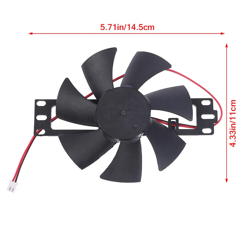 DC 12–18V Brushless Cooling Fan for Induction Cooker Repair