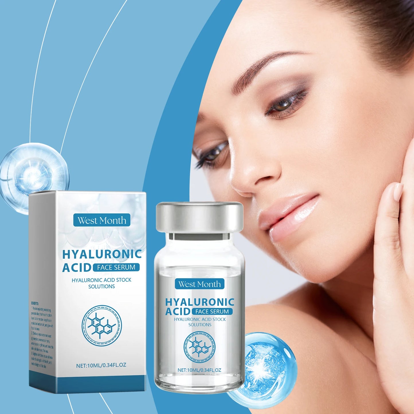 Hyaluronic Acid Facial Serum – Hydrate, Brighten & Minimize Pores