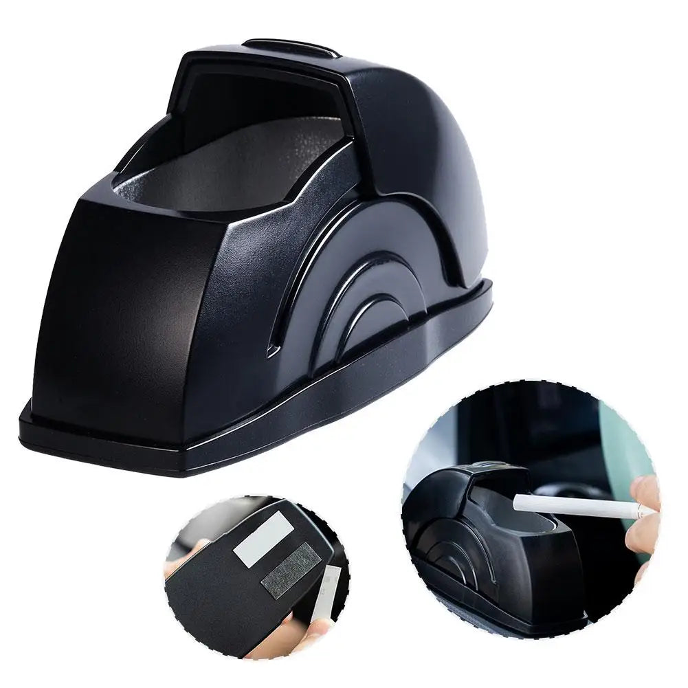 Car Door Ashtray with Lid – Smokeless Portable Auto Ash Tray