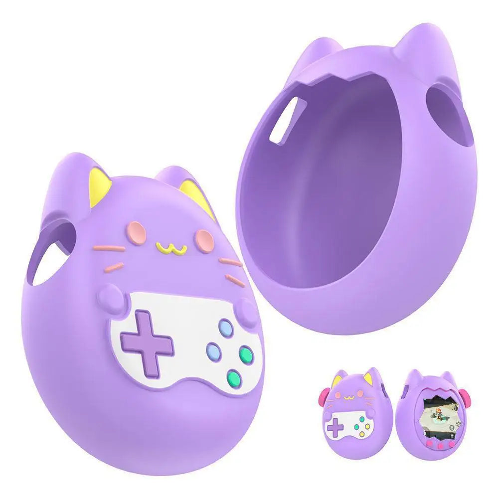 For Tamagotchi Paradise Silicone Case Anti Collision Anti Scratch With Lanyard/ Protective Film For Tamagotchi Paradise Accessor Peaceful Pleasures Health and Wellness