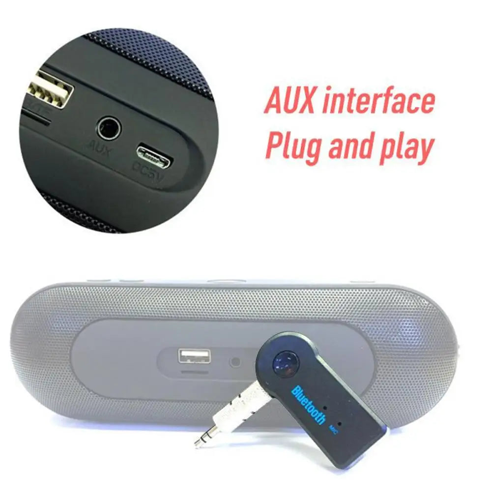 Adapter 3 in 1 USB Adapter Wireless Bluetooth Receiver Transmitter Audio Receiver Bluetooth Car Charger Car Aux for Car Kit Peaceful Pleasures Health and Wellness