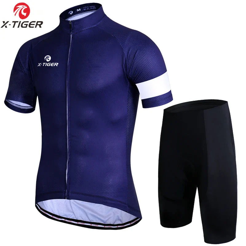X-TIGER Men's MTB Cycling Jersey | Breathable Quick-Dry Bike Shirt