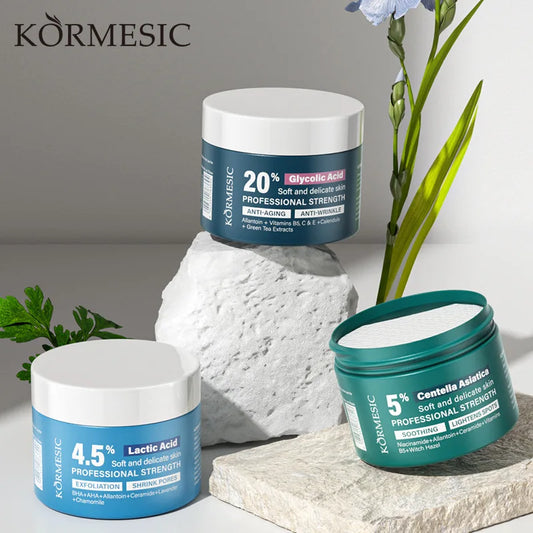 Soothing Moisturizing Face Cream Cotton Pads 50pc Anti-Aging Facial Cream Pads Peaceful Pleasures Health and Wellness