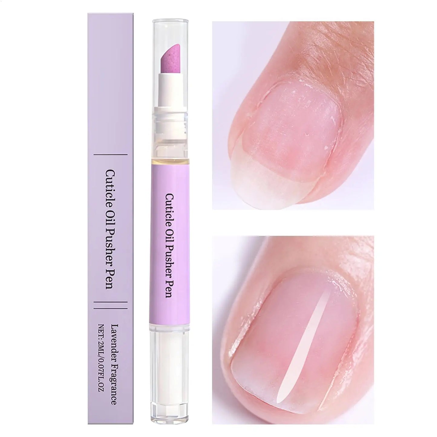 Cuticle Oil Pen with Ceramic Tip – Nail Care & Cuticle Pusher