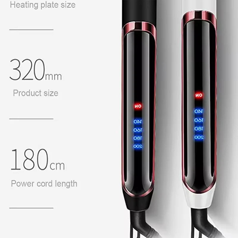 Temperature control Rapid heating straightening hair dryer Hair styling tool for straightening hair or shaping the ends Peaceful Pleasures Health and Wellness