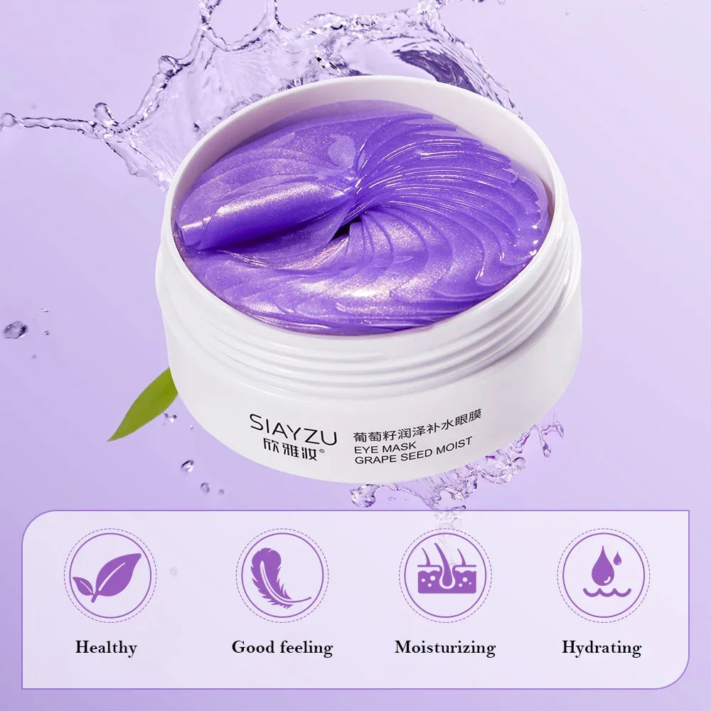 Grape Collagen Eye Masks – Moisturizing & Firming | 60 Patches
