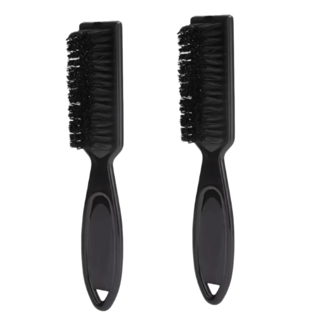 Set Cleaning Brush Barber Neck Duster Brush Plastic Handle Hairdressing Soft Hair Cleaning Brush Head Shape Styling Tool Peaceful Pleasures Health and Wellness 2PCS