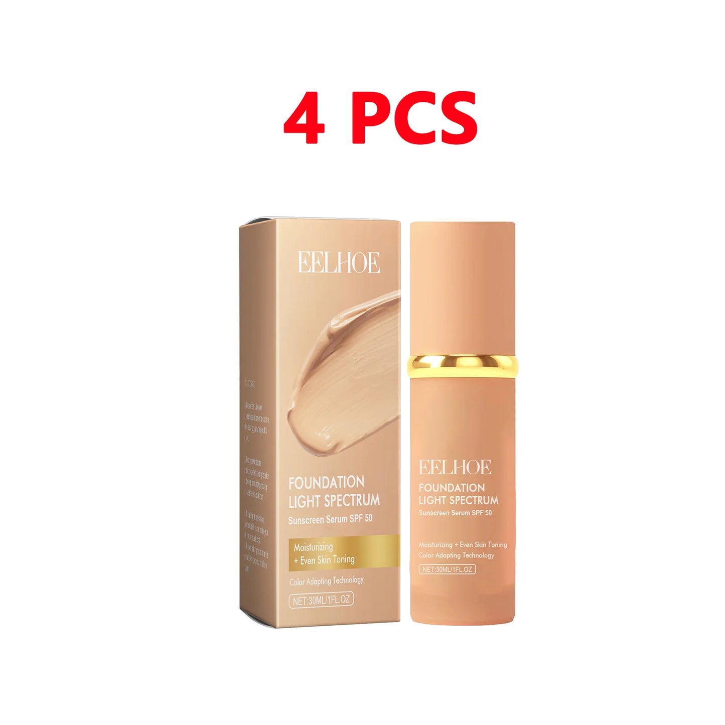 Eelhoe 4-in-1 Color Changing Foundation SPF 50 | Full Coverage