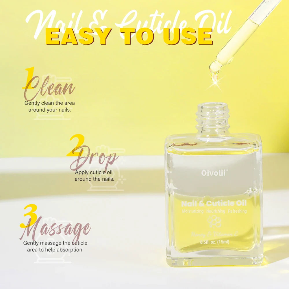 Cuticle Oil – Vitamin E & Honey Nail Repair & Moisturizer