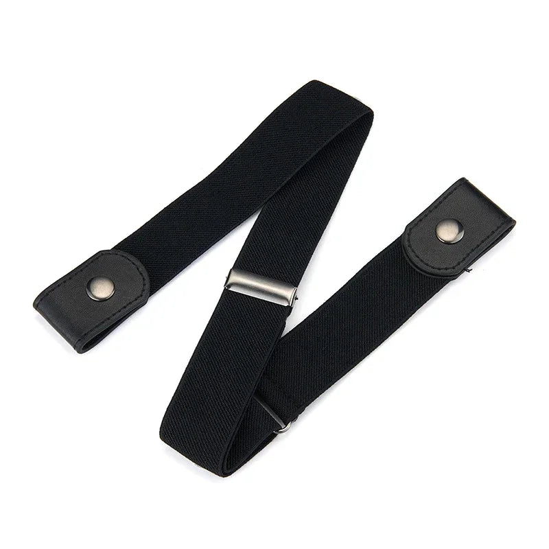 Buckle-Free Elastic Stretch Belt – Invisible Waist Band Unisex