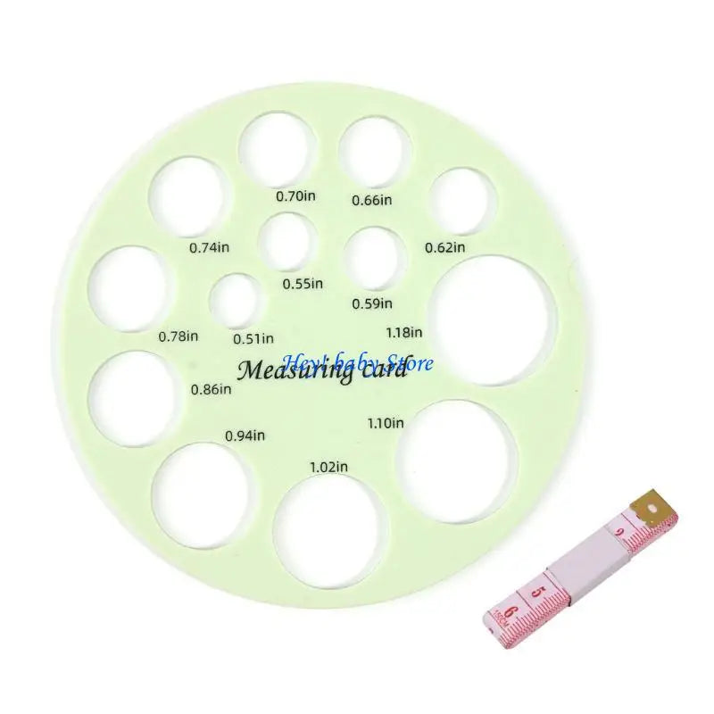 Silicone Nipple Measuring Card | Breast Flange Sizing Ruler