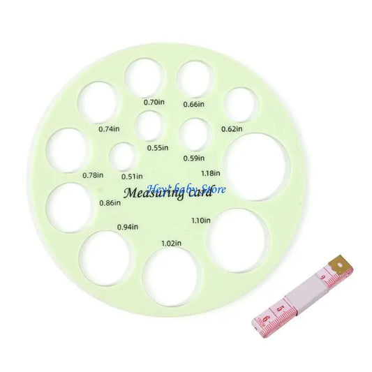 Silicone Nipple Measuring Card | Breast Flange Sizing Ruler