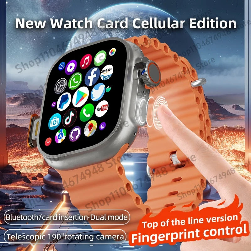 GOLDENSPIKE DW100 Pro 4G Android Smartwatch | 2.29" AMOLED GPS