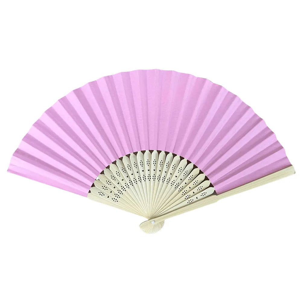 DIY Blank Bamboo Folding Fan for Painting & Weddings Peaceful Pleasures Health and Wellness