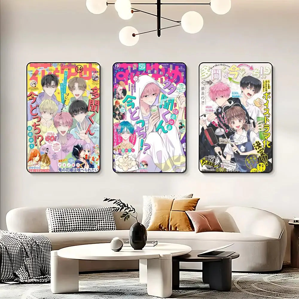 Tamon-kun Ima Dotchi Tamon's B-Side Poster HD Self Adhesive Waterproof Wall Art Ideal for Home Office Dorm Bedroom Great Gift Peaceful Pleasures Health and Wellness