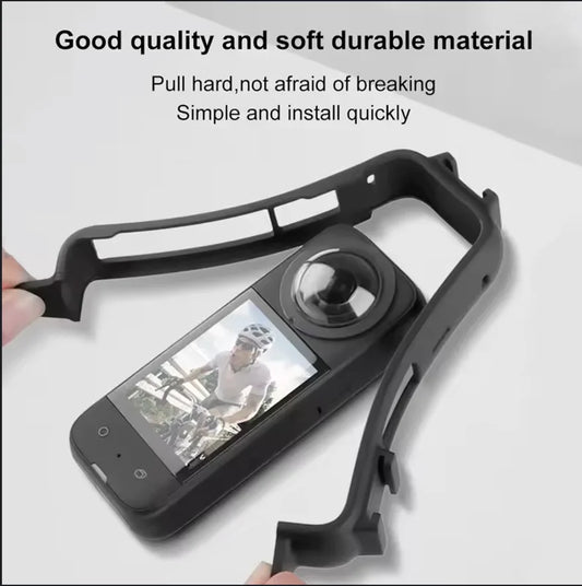 Insta360 X3 Protective Frame PC Case with Cold Shoe Mount Camera Protective Frame Oasis Select