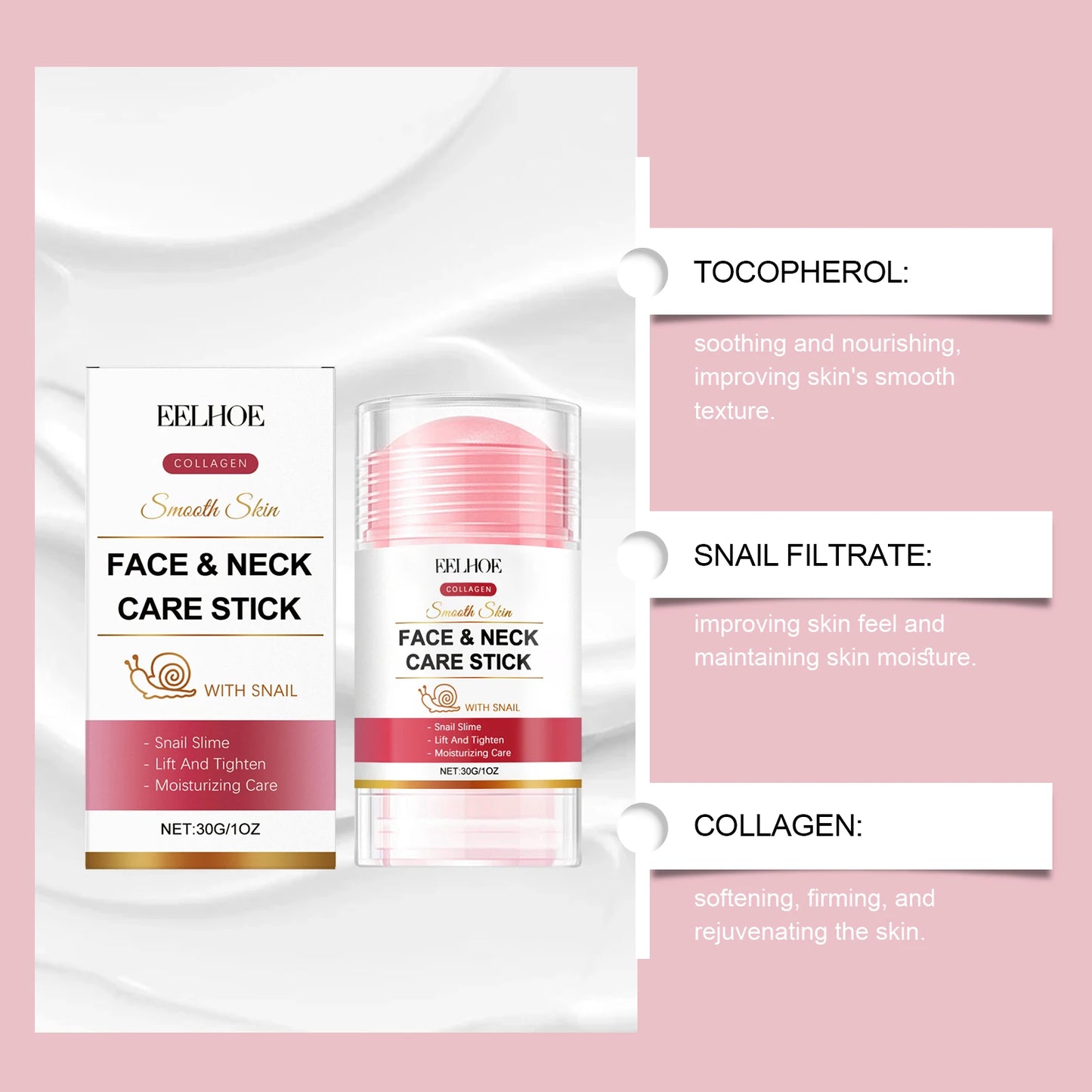 EELHOE Collagen Cream Stick – Face & Neck Firming Anti-Aging