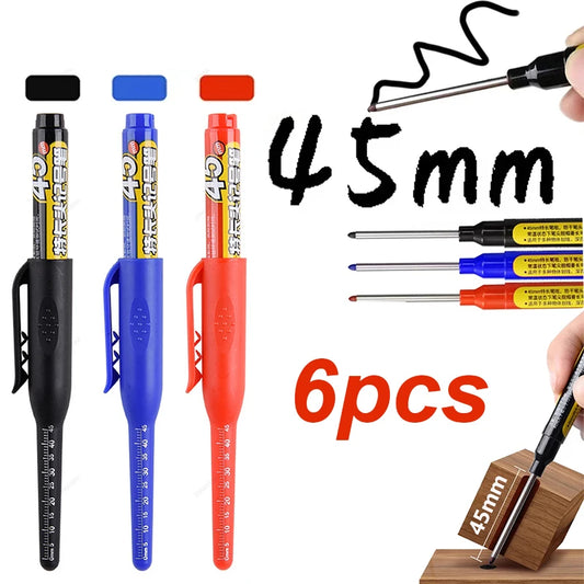 Waterproof Long Head Nib Deep Hole Markers Pen Tile Carpenter Peaceful Pleasures Health and Wellness