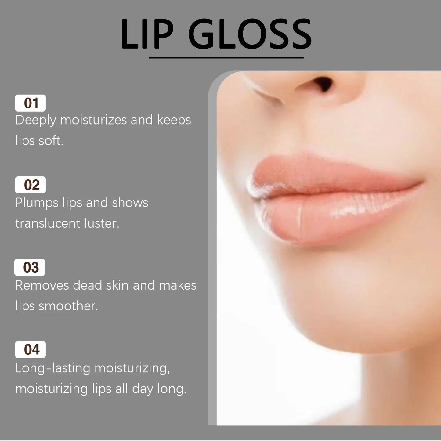 Ouhoe Plumping Lip Gloss | Anti-Wrinkle Nourishing Treatment