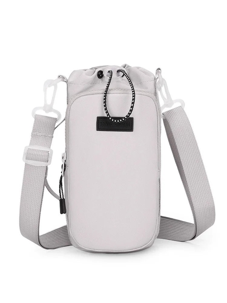 Insulated Water Bottle Crossbody Carrier Bag | Adjustable Strap