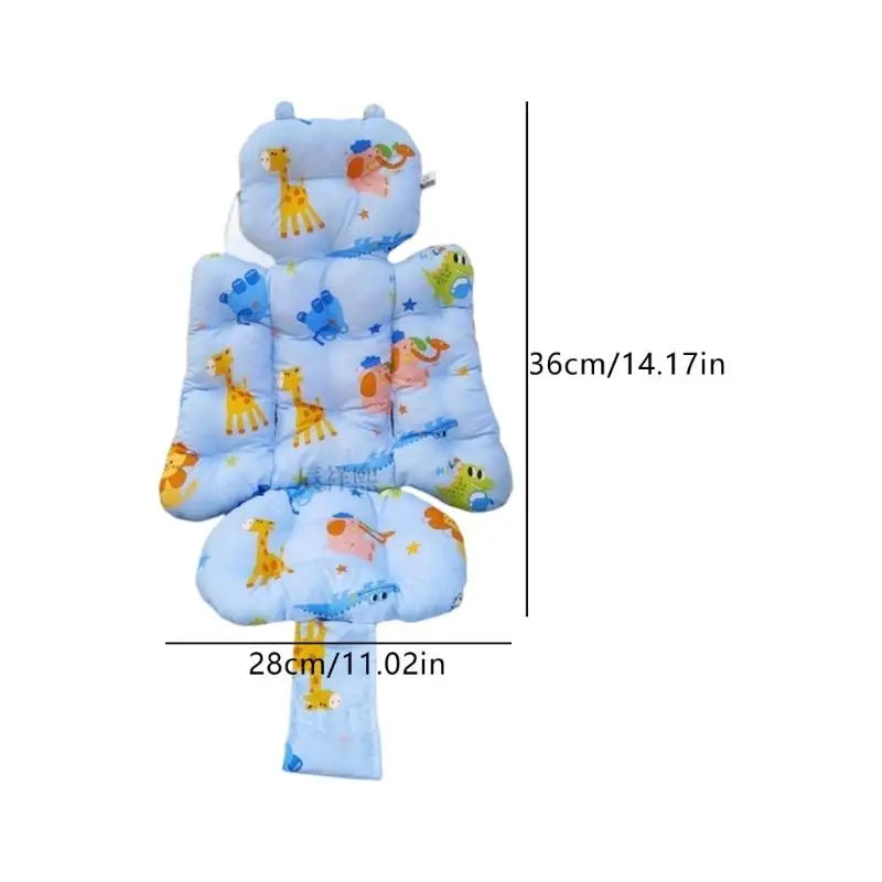 Baby Stroller Cushion Pad – Thick PP Cotton, Nonslip & Washable