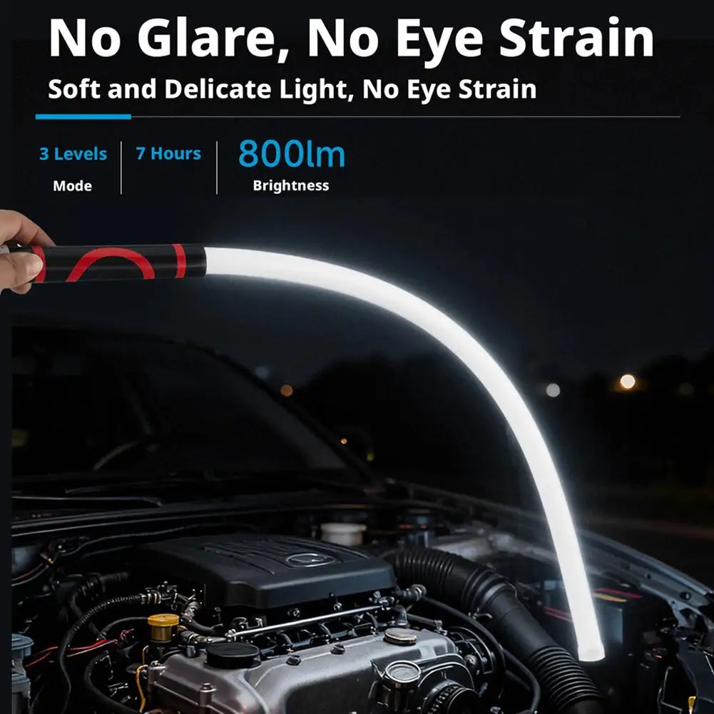 Multi-Functional Bendable LED Light Bar High Power Portable Home Auto Repair Outdoor Flashlight Lighting Use For Daily Use Tools Peaceful Pleasures Health and Wellness