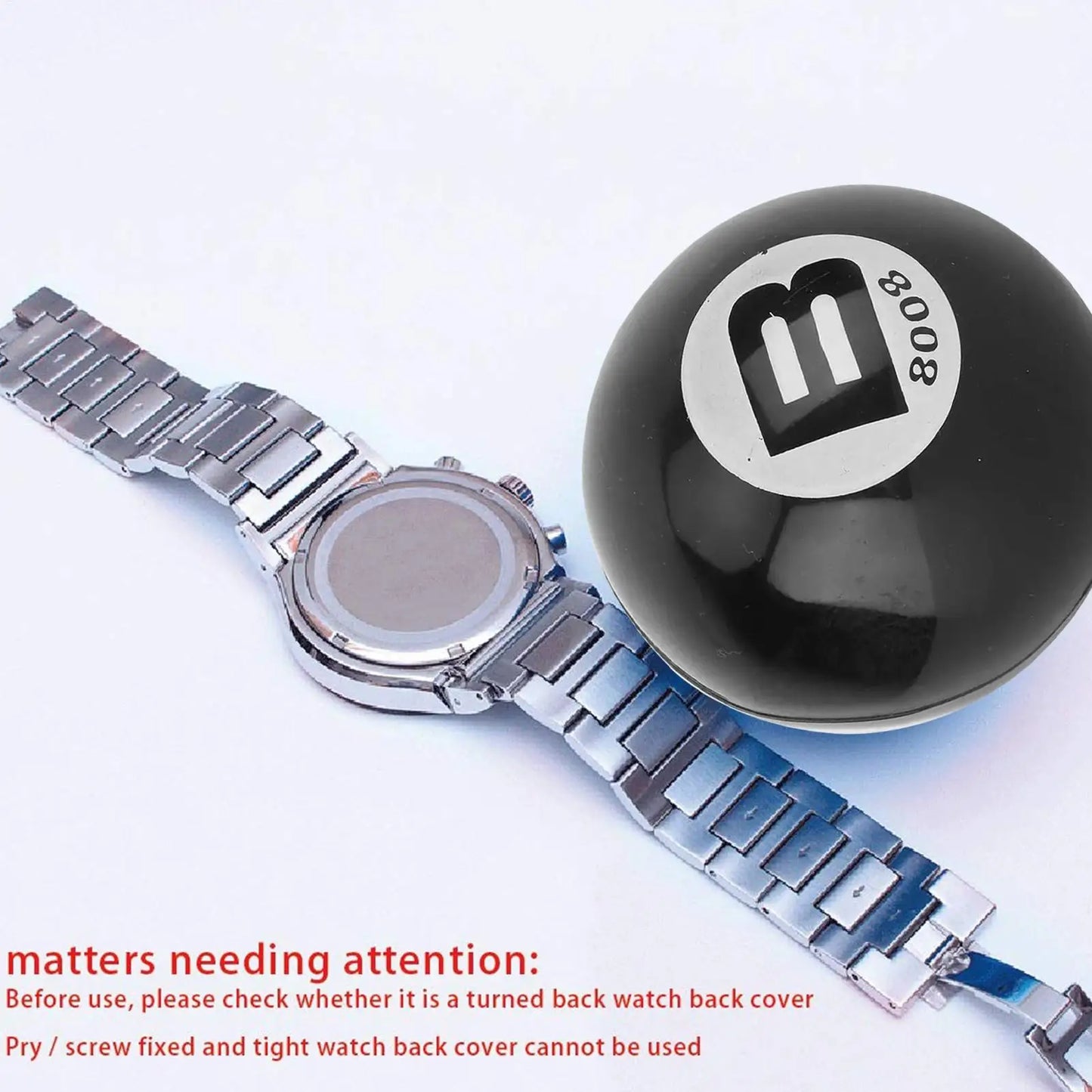 Professional Watch Case Opener Ball, Multifunctional Friction Tool for Watch Repair, Watchmaker Case Back Removal Tool Kit Peaceful Pleasures Health and Wellness