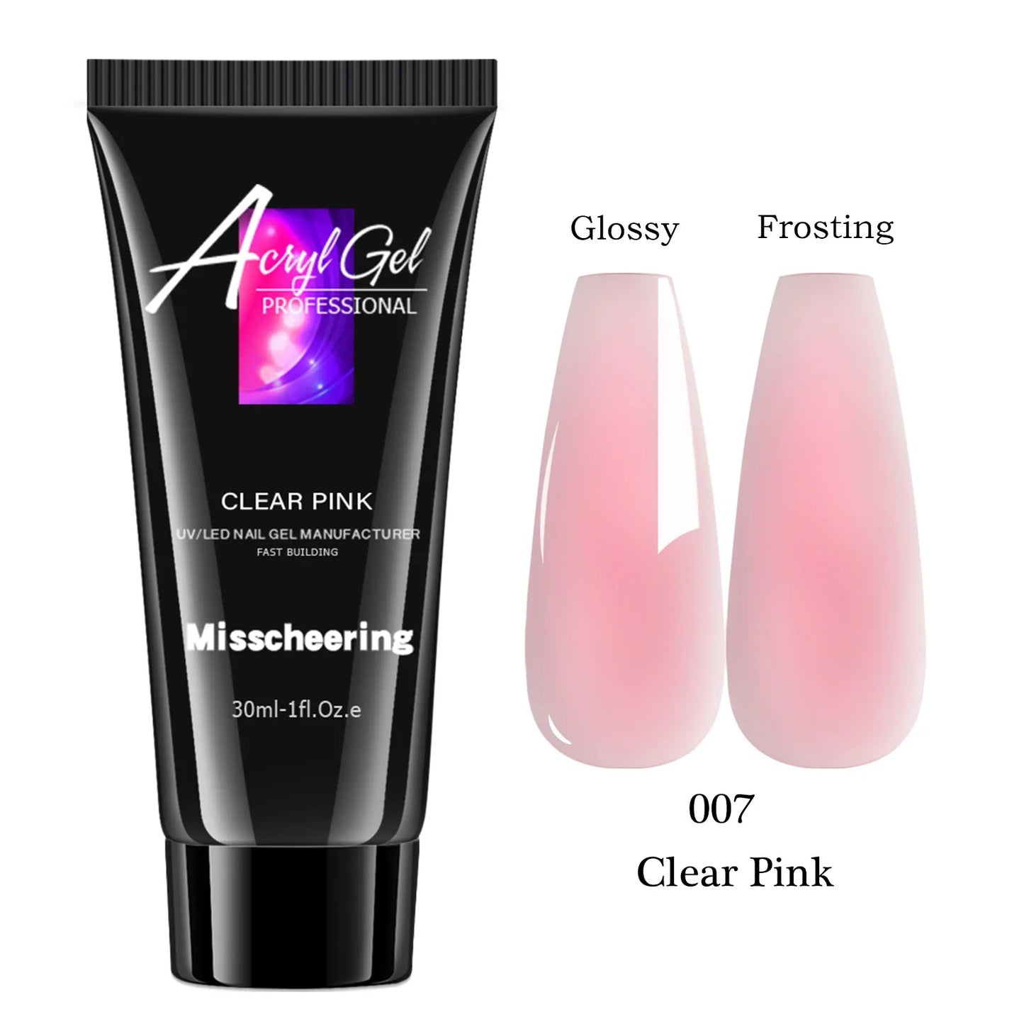 30ml Poly Nail Extension Gel UV/LED Builder – Solid Color