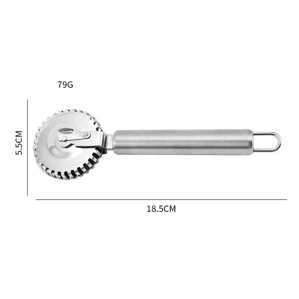 Stainless Steel Ravioli Cutter & Pastry Crimping Wheel