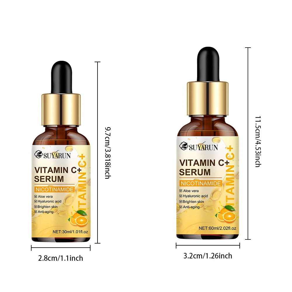 SUYARUN Vitamin C Serum - Brightening & Anti-Aging Face Care, Reduces Dark Spots & Wrinkles, For All Skin Types, Free Shipping. Peaceful Pleasures Health and Wellness