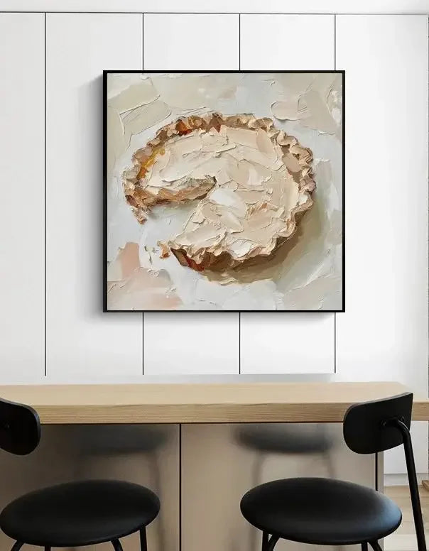 Retro Dessert Cupcake Cake Canvas Wall Art | Kitchen Bakery Decor
